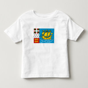 Saint Pierre and Miquelon Flag Toddler T-Shirt