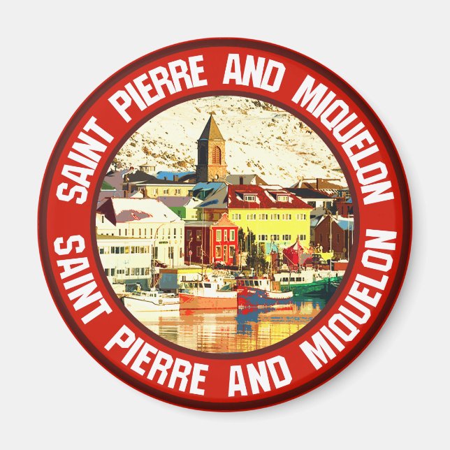 Saint Pierre and Miquelon                          Magnet (Front)