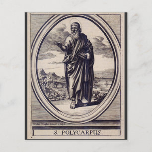 Saint Polycarp Apostolic Church Father Graphic Art