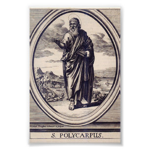 Saint Polycarp Apostolic Church Father Graphic Art Photo Print
