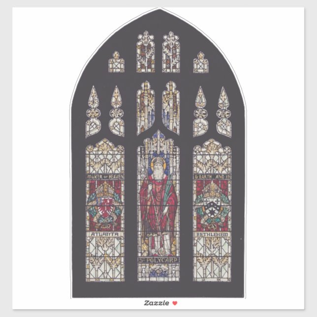 Saint Polycarp Cathedral Stained Glass Art (Sheet)