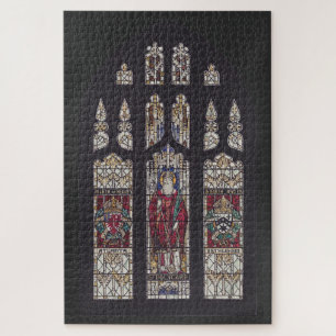 Saint Polycarp Cathedral Stained Glass Art Jigsaw Puzzle