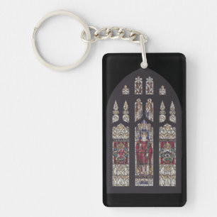 Saint Polycarp Cathedral Stained Glass Art Key Ring