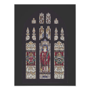 Saint Polycarp Cathedral Stained Glass Art Photo Print