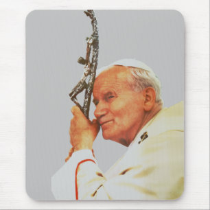 Saint Pope John Paul II  Mouse Mat