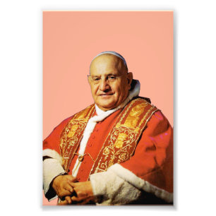 Saint Pope John XXIII head of the Catholic Church Photo Print