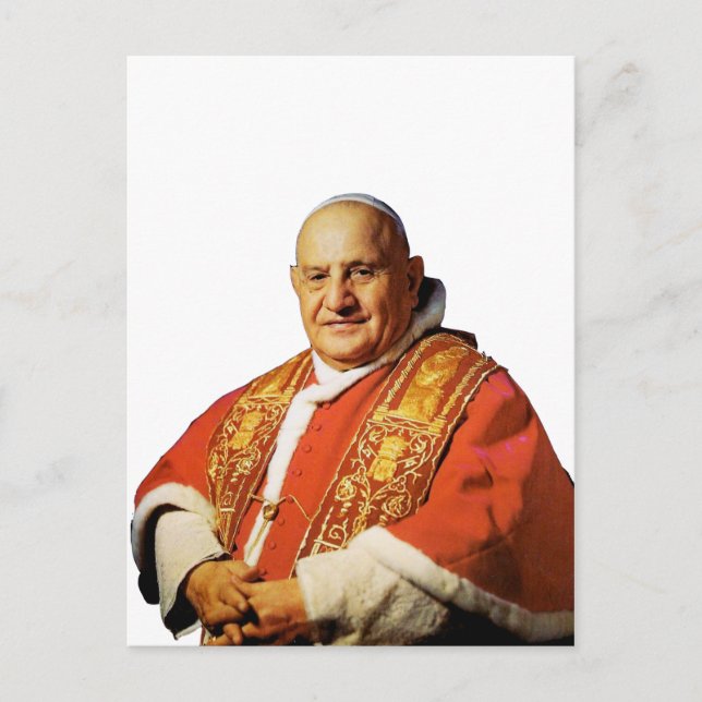 Saint Pope John XXIII head of the Catholic Church Postcard (Front)