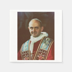 Saint Pope Paul VI Bishop of Rome Napkin