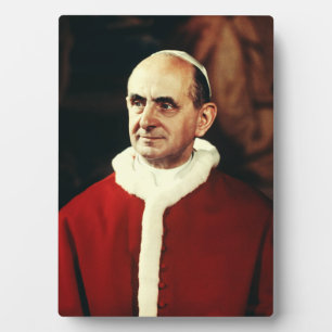 Saint Pope Paul VI head of the Catholic Church Plaque