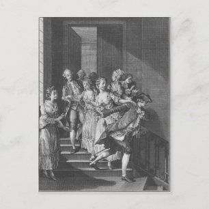 Saint-Preux escaping, volume I Postcard