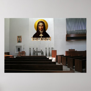 Saint Rafqa Chapel Icon  Poster