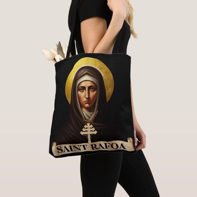 Saint Rafqa, Maronite Nun, Gift  Tote Bag (Close Up)