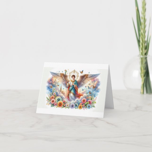 Saint Ralphael-Patron for Healing/Infertility Card (Front)