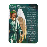 Saint Raphael Archangel Healer Angel Art Prayer