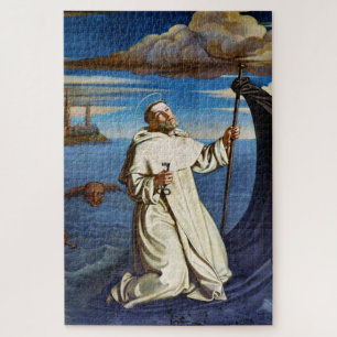 Saint Raymond of Penyafort Premium Baroque Style Jigsaw Puzzle