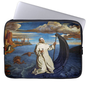 Saint Raymond of Penyafort Premium Baroque Style Laptop Sleeve