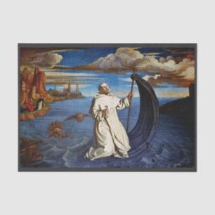 Saint Raymond of Penyafort Premium Baroque Style Tissue Paper