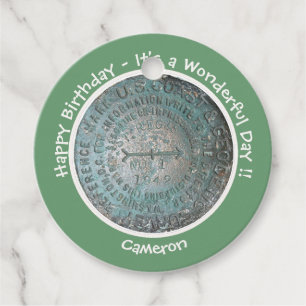 Saint Regis Mountain USGS Benchmark Party Items Favour Tags