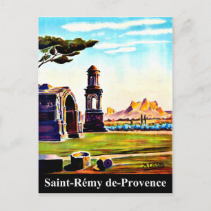 Saint Rémy de Provence, France, vintage travel Postcard