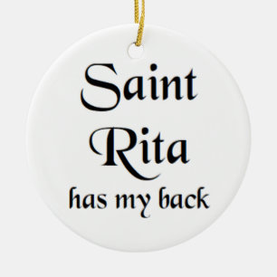 saint rita coffee mug ceramic tree decoration