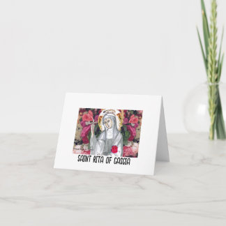 Saint Rita of Cascia Card