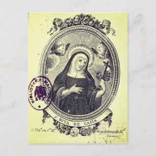 Saint Rita of Cascia Postcard