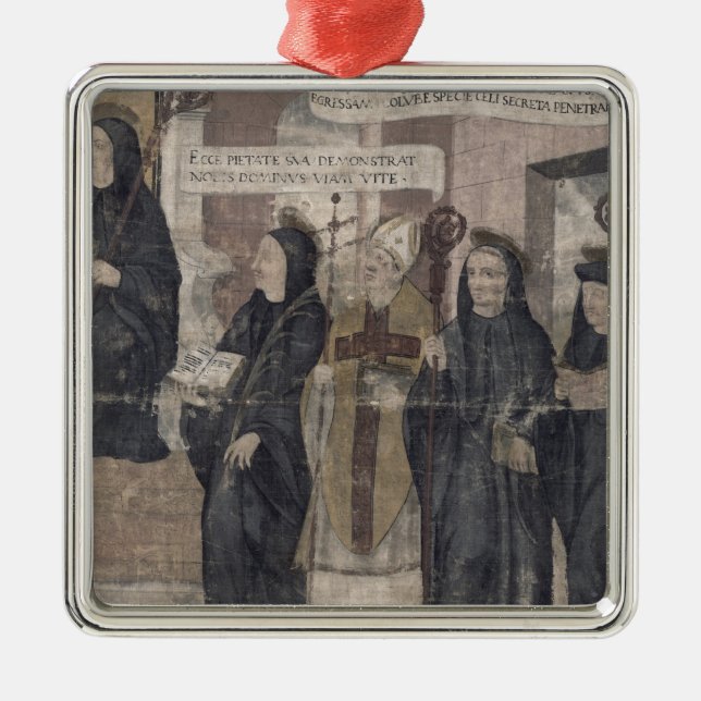Saint Robert and various Benedictine Metal Tree Decoration (Front)