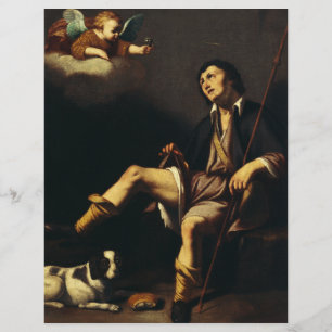 Saint Roch and the Angel by Guy François Flyer
