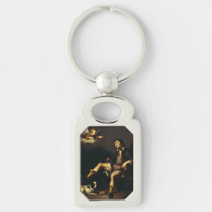 Saint Roch and the Angel by Guy François Key Ring