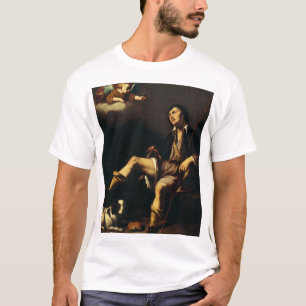 Saint Roch and the Angel by Guy François T-Shirt