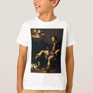 Saint Roch and the Angel by Guy François T-Shirt