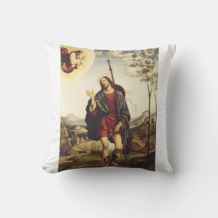 Saint Roch by Francesco Francia  Cushion