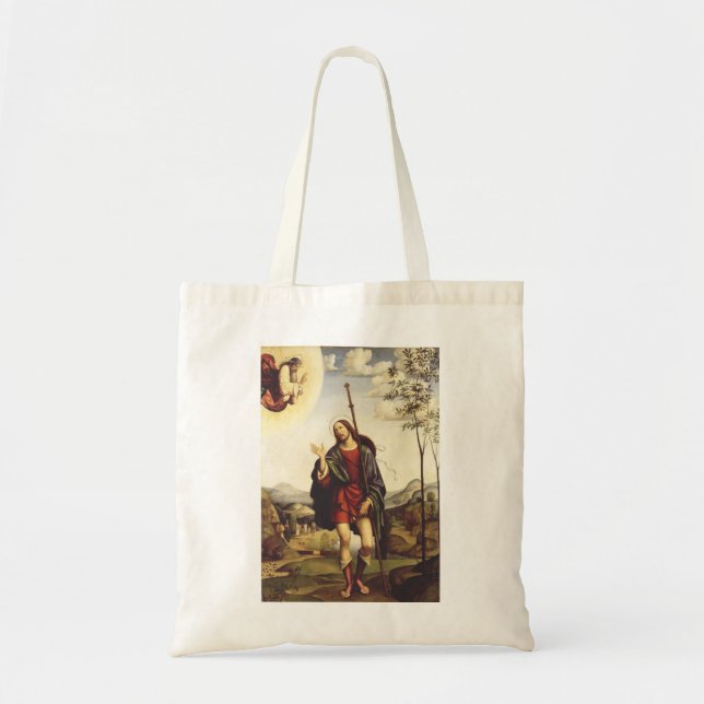 Saint Roch by Francesco Francia  Tote Bag (Front)