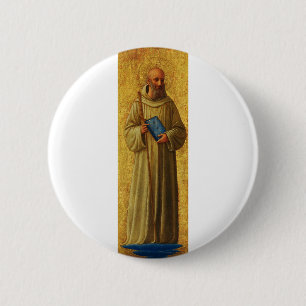 Saint Romuald the founder of the Camaldolese 6 Cm Round Badge