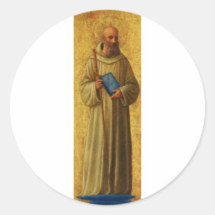 Saint Romuald the founder of the Camaldolese Classic Round Sticker