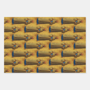 Saint Romuald the founder of the Camaldolese Wrapping Paper Sheet