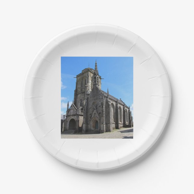 Saint Ronan church Paper Plate (Front)