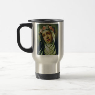 Saint Rose of Lima by Francesco de Mura Travel Mug