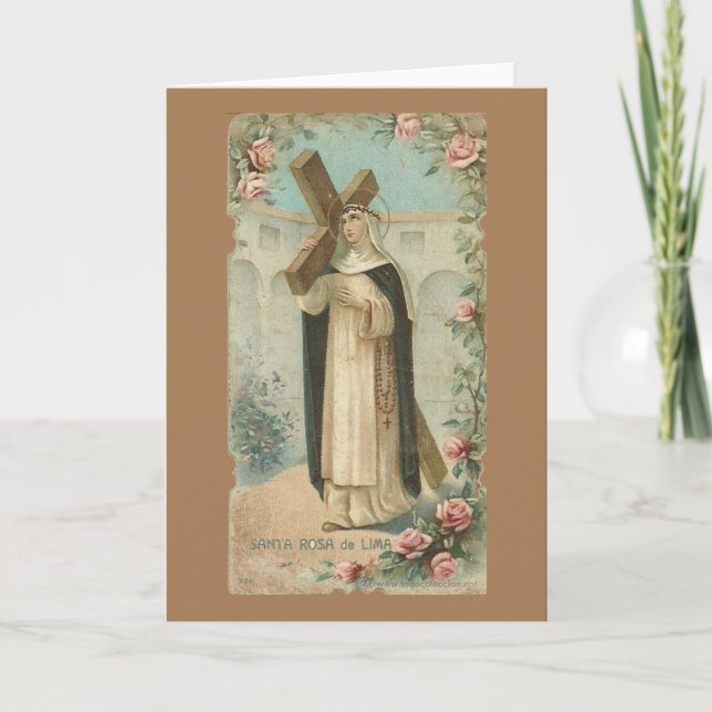 Saint Rose of Lima Card (Front)