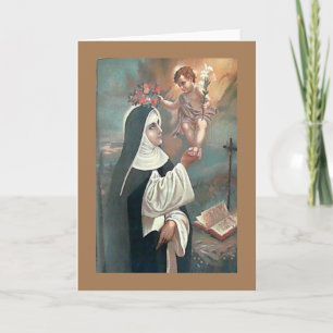 Saint Rose of Lima Card