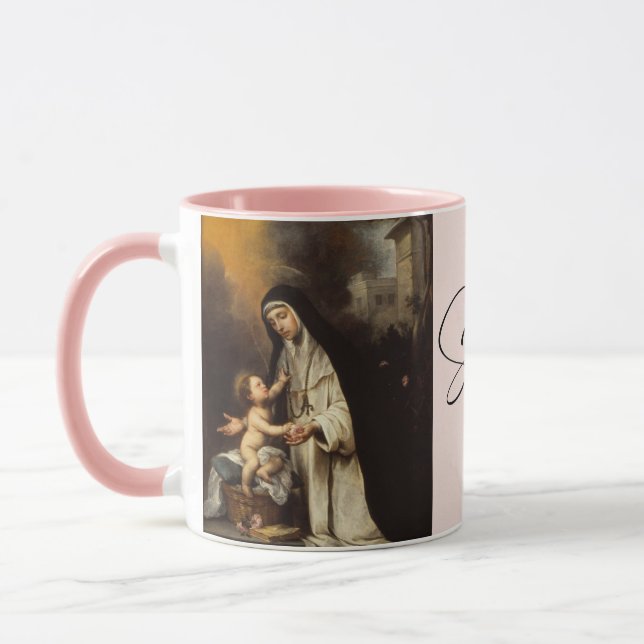 Saint Rose of Lima, Catholic Saint Coffee Mug (Left)