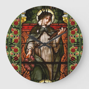 saint rose of lima large clock
