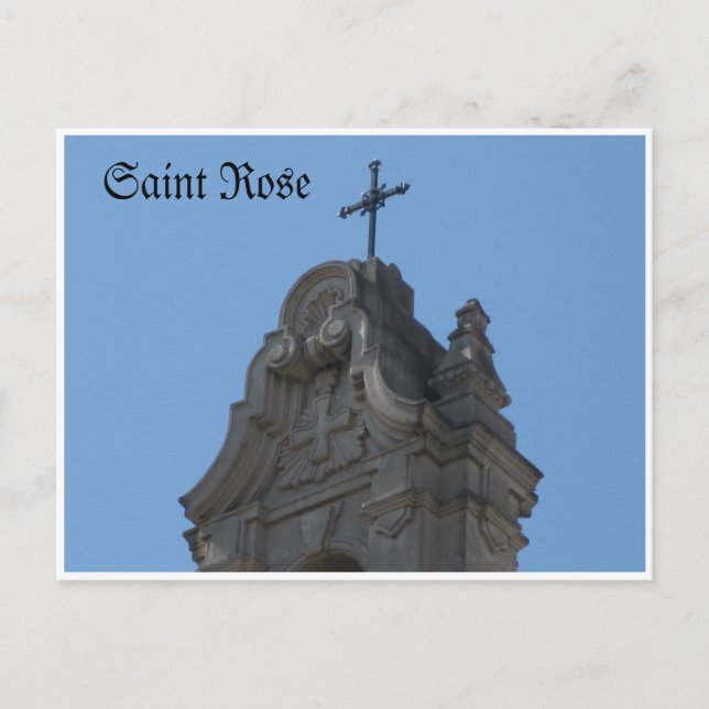 Saint Rose Santa Rosa, Ca. Postcard (Front)