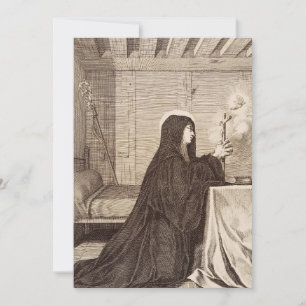 Saint Scholastica Twin Sister of Saint Benedict Invitation