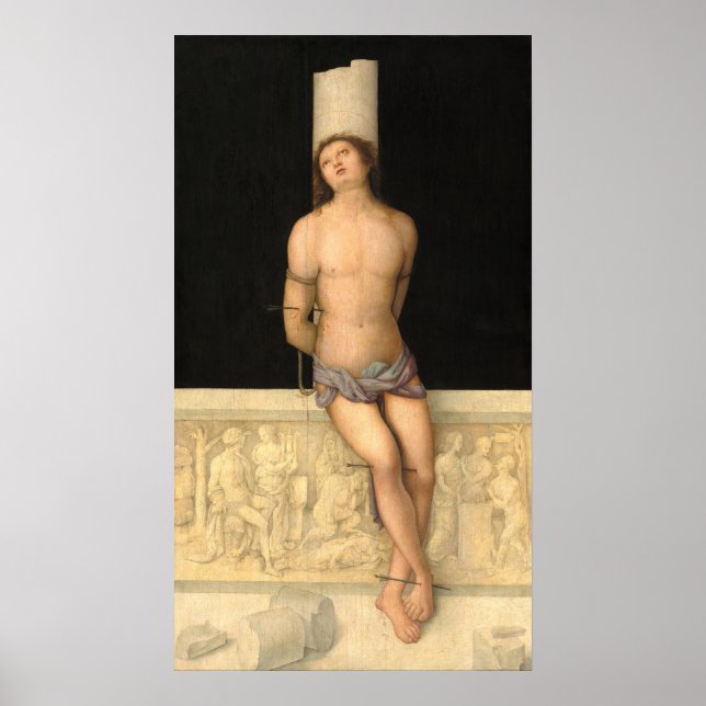 Saint Sebastian - Amico Aspertini Fine Art Poster (Front)