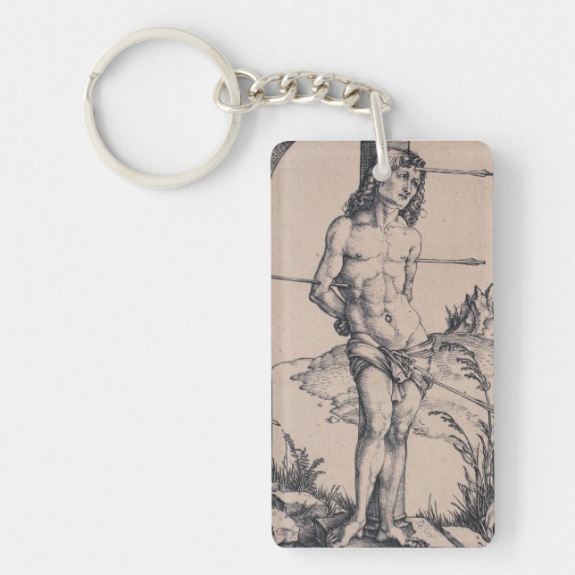 Saint Sebastian Bound to the Column Key Ring (Front)