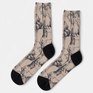 Saint Sebastian Bound to the Column Socks