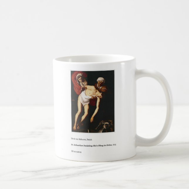 SAINT SEBASTIAN COFFEE MUG (Right)