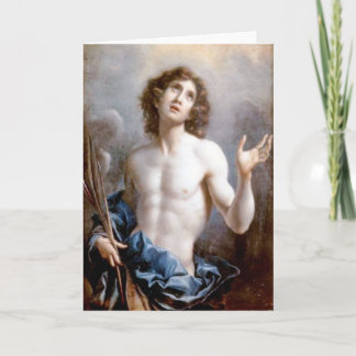 Saint Sebastian Fine Art Greetings Card
