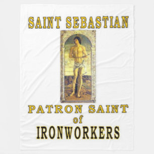 SAINT SEBASTIAN FLEECE BLANKET